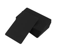 SHERCHPRY 100 Piezas Tarjetas de Vocabulario Negras Cartulina Mini para Notas y DIY Invitaciones Papeles para Escritura Visible y Organización de Estudio para Manualidades y Eventos