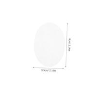 SHERCHPRY 1000 Piezas Papel para Cuidado Ocular Máscara Oval de Algodón Suave y para Diy Ojos Paquete Blanco