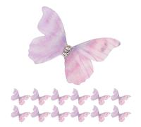 SHERCHPRY 100piezas Accesorios Cabello Mariposas Moradas Pinzas De Tul De Doble Capa Para Disfraces Navideños Para Adolescentes y Mujeres
