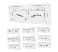 SHERCHPRY 100piezas Regla Equilibrio Cejas Mujer Plantilla Cejas Herramienta Dibujar Práctica