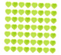 SHERCHPRY 100piezas Taza De Para Forma De Corazón Portatintas De Silicona Copas De Pigmento Accesorios Para Artistas Portapigmentos Con Base Suministros Para