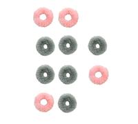 SHERCHPRY 10pcs Diademas De Felpa Brillantes Cintas Decorativas Para El Cabello Cordón Elástico