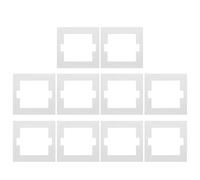 SHERCHPRY 10piezas Junta Ignífuga para Tomacorriente Placa de Sellado Ignífuga Junta Retardante de Llama para Caja de Pared Eléctrica