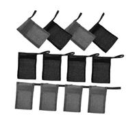 SHERCHPRY 12 Piezas Bolsa De Jabón De Espumosa Bolsa Para Jabón Barra Práctica Accesorio Doméstico Para Baño y Aseo Negro y Gris