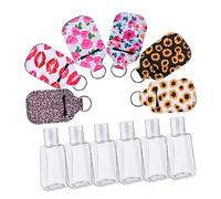 SHERCHPRY 12 Piezas Fundas Portátiles para Botellas Recargables Cubiertas para Frascos de Perfume y Gel de Manos Diseño Ligero y Seguro para y Diario