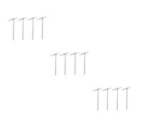 SHERCHPRY 12 Piezas Mini Martillo Removedor de eslabones de Correa de Reloj Ver Herramienta relojero Herramienta de reparación de Relojes Martillo de Correa de Reloj de Hierro Silver