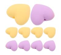 SHERCHPRY 12 Piezas Tapones de Silicona en Forma de Corazón para Agujas de Tejer, Protectores Pequeños Ajuste Estable para Manualidades Creativas y Proyectos de Suéter