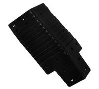 SHERCHPRY 12 Protectores de Esquinas de Metal Negro en Forma de L para Muebles y Cajas de Madera, Resistentes Diseño Elegante para Protección y Estética en Viajes