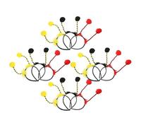 SHERCHPRY 12piezas Diademas Pompones de Abeja para Mujer Accesorios de Colorido Cabello Diademas Antena de Abeja para Fiestas de Niñas