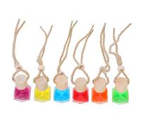 SHERCHPRY 12piezas Difusores De Esencial Para Automóvil Adornos Colgantes Aromáticos Variadas Para Relajar y Refrescar El Interior Del Coche