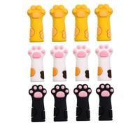 SHERCHPRY 12piezas Funda Anticaída Diseño De De Gato Fundas De Silicona Para Alicates De Cutícula Protección Para Herramientas De Manicura