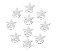 SHERCHPRY 12piezas Pinzas Cabello Forma De Estrella Diseño Minimalista Accesorios De Moda Para Mujeres Horquillas Plateadas Espiral Para Fiestas Oficina Uso Diario