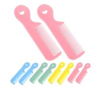 SHERCHPRY 16 Piezas Peines para Niñas Peine Mini de Dientes Anchos Mango Suave para Peinado Fácil Casa