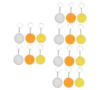 SHERCHPRY 18 Piezas 1 Llavero De Resina Mosquetón Llaveros De Frutas Divertido Novedad s Rodaja De Limón Colgante s para Decoraciones De Bolsos