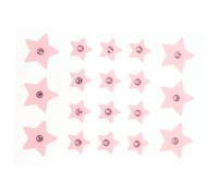 SHERCHPRY 18 Piezas encubrir la etiqueta engomada piel Parche belleza holográfico cuerpo pegatina que cubre la cara pegatina de maquillaje pegatina que cubre la cicatriz pedrería rosa
