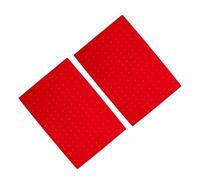 SHERCHPRY 2 Almohadillas de Esponja Roja para Bandeja Porta Pendientes 198 Agujeros Insertos para Joyero y Exhibición de Joyas Alfombrilla Protectora Antirayaduras para Almacenamiento y