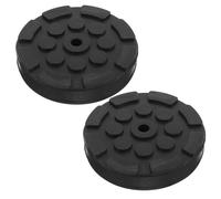 SHERCHPRY 2 Almohadillas de Goma Octogonales para Gato Hidráulico de Piso Adaptador Resistente al Desgaste Antideslizante Amortiguación Firme para Elevador Automotriz Accesorio Seguro y