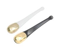SHERCHPRY 2 Cucharas De Masaje Para Crema De Ojos Cucharas De Belleza Cucharas Para El Cuidado De La Piel Cucharas Para Faciales Herramientas De Maquillaje Color Aleatorio