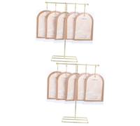 SHERCHPRY 2 Juegos soporte para mostrar las uñas tarjeta de exhibición de manicura Pararse clavo Manicura que muestra el titular tarjetas de exhibición de arte de uñas atasco de papel Dorado