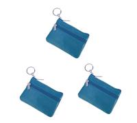 SHERCHPRY 2 monederos con cremallera, bolsa de maquillaje para mujer, cartera de cuero, bolsa organizadora europea y bolsa de cosméticos, Como se muestra, 3 unidades, 11.5*8cmx3pcs, 1 unidad