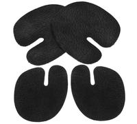 SHERCHPRY 2 Pares Adhesivos Antidesgaste Dedos De Los Pies Almohadilla Apretones Apoyo Plantillas Arco Mujer Para No Inserciones Agarre Tener Puesto Insertar Antepié Negro Cuero De Cerdo