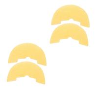 SHERCHPRY 2 Pares Adhesivos antideslizantes para entrenador taloneras abajo almohadilla Sole Protector para zapatillas de deporte de de zapatos tpr Marrón claro