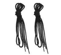SHERCHPRY 2 Pares Cordones Ignífugos para Botas de Soldadura 100 CM, Resistentes al Calor y, Color Negro, 2 Pares para Zapatos de Seguridad y Trabajo Industrial
