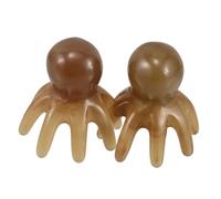 SHERCHPRY 2 Peines De Ocho Garras Para Masaje Peine De Acupuntura Para Masajes De Cabeza Peine De Masaje Muscular Rascador De Cabeza Eléctrico De Pulpo Masajeador De Cabeza De Pulpo