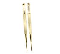 SHERCHPRY 2 Piezas Auricular Point Pen Acupressure Tool Stainless Steel Durable Non Slip Handle For Ear Massage And Health Care