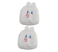 SHERCHPRY 2 Piezas Bolsa De Toalla De Tía De Peluche Carteras Para Mujer Billetera Para Niños Bolsa De Almohadillas Menstruales Soporte Sanitario Bolsas Monedero Felpa Mini Chica