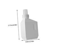 SHERCHPRY 2 Piezas Botellas de Almacenamiento Recargables Botellas de Loción y Detergente Líquido Diseño Práctico con Estructura de Presión Capacidad Múltiple para Gel de Ducha y Jabón