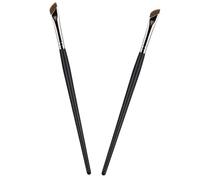 SHERCHPRY 2 piezas Brocha Angulada para Delineador y Cejas Pincel Corrector Multifuncional para Ojos Diseño Ergonómico para Aplicación Precisa de Maquillaje