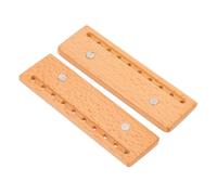 SHERCHPRY 2 Piezas Cierres Magnéticos de Madera para Bolsos de Broches Rectangulares para Apertura y Cierre Fácil Accesorios DIY para Manualidades y