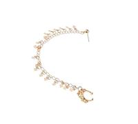 SHERCHPRY 2 Piezas clip de nariz con borla joyería piercing del cuerpo borla del anillo del oído hoop earrings accesorios fiesta pendientes nariz clip de oreja a nariz pendientes punk Golden