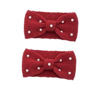 SHERCHPRY 2 Piezas Diademas Con Lazo Venda Diadema De Ganchillo Banda De Pelo De Punto Damas Diademas Tocado De Diademas De Diadema Trenzada Diadema De Lazo Tejer Manual
