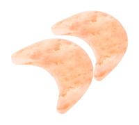 SHERCHPRY 2 Piezas Jabón Exfoliante de Sal Mineral 2 Piezas Barra de Jabón Artesanal en Forma de Luna para Limpieza Profunda y Cuidado Corporal Gel de Baño Sal Mineral de Spa Natural