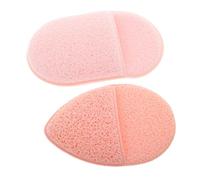 SHERCHPRY 2 Piezas Limpiador Almohadillas Exfoliantes Para La Cara Depurador Almohadillas Para El Depurador Lavador De Cara Equipo De Limpieza Rosa Esponja