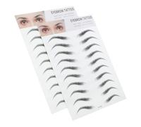 SHERCHPRY 2 Piezas Pegatinas Para Cejas Cejas Postizas Artificiales Apariencia De Vello Adhesivo Para Herramienta Para Plantillas Para Unidades Tipo