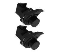 SHERCHPRY 2 Piezas Pestillo de Botón Pulsador de Plástico Resistente y Fácil de Operar para Puertas de Armario y Gabinetes Marinos en Hogar y Cocina