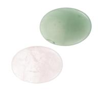 SHERCHPRY 2 Piezas Piedra De Masaje Facial Masajeador Instrumento Levantamiento Raspado Reductor De Papada Y Masajistas Esculpir La Cara Rodillo Facial Tabla De Gua Sha Roca Tigre