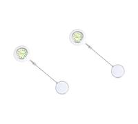 SHERCHPRY 2 Piezas Reloj de Bolsillo con Carrete de Placa Reloj de Bolsillo Decorativo Reloj retráctil Mini Neto Relojes para Hombres Cordones de teléfono Celular Reloj Colgante de Bolsillo