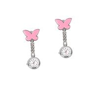 SHERCHPRY 2 Piezas Reloj De Enfermera con Pin Enfermera Relojes para Mujeres Colgando Reloj Llavero Relojes El Reloj Relojes De Bolsillo para Hombres Niebla Reloj para Enfermeras Clip En