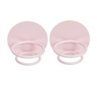 SHERCHPRY 2 Piezas titular de de Organizador de esponja de maquillaje Pararse estante de esponja de estante de almacenamiento de huevos rosa