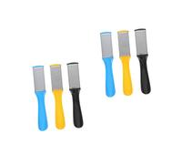 SHERCHPRY 2 Series Amoladora De Estribos Removedor De Piel Muerta Del Pie Eliminación Spa Agente De Mudanzas Duro Depurador De Pies Piel Muerta Archivo Para Pies Acero Inoxidable 3 Piezas*2