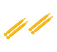 SHERCHPRY 2 Series Herramienta De Tablero De Masaje Esculpiendo Facial Largo Barra De Masaje De Resina Herramienta De Masaje Manual Herramientas De Masaje De Manos Amarillo 2 Piezas*2