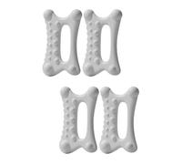 SHERCHPRY 2 Series Tabla De Masaje Para Raspar Reflexología Placa De Raspado De Belleza Masajeador Facial Rodillo Tabla De Raspado Herramientas De Masaje Resina Blanco 2 Piezas*2