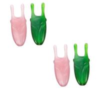 SHERCHPRY 2 Series Tablero De Raspado Herramienta De Masaje Masajeador Instrumento De Raspado Facial Herramienta De Cuello Guasha Rascador De Espalda Resina 2 Piezas*2