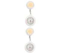 SHERCHPRY 2 Uds Reloj De Bolsillo De Enfermera Reloj Fob De Enfermera Digital De a Broche De De a es De ía para as es Fob para