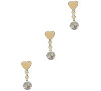 SHERCHPRY 2 unids mesa Love-Shaped reloj profesional encanto reloj seguro reloj estable y resistente al desgaste, Beigex3pcs, 9X3CMx3pcs, 1 unidad