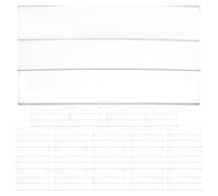 SHERCHPRY 20 Piezas Soporte para Etiquetas Autoadhesivo Transparente 5x8 Cm, 20 Unidades, Mini Porta Etiquetas Acrílico para Supermercados, Oficinas y Tiendas Minoristas